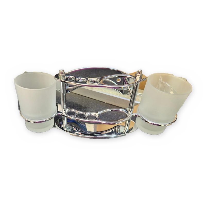 Tumbler and toothbrush holder