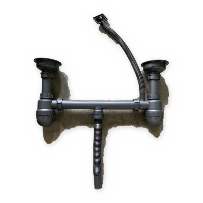 Double sink siphon