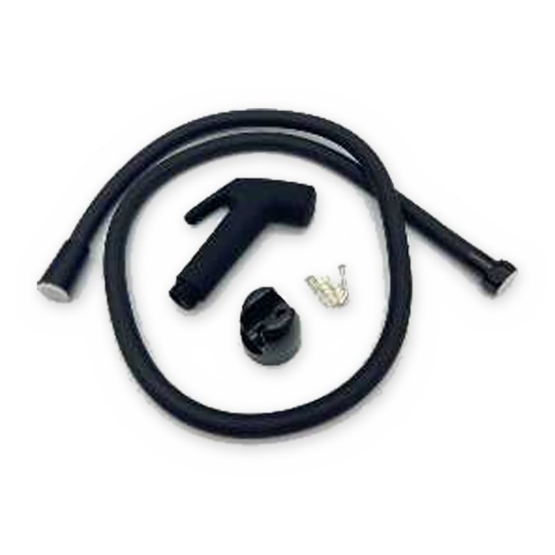 Black bidet spray set