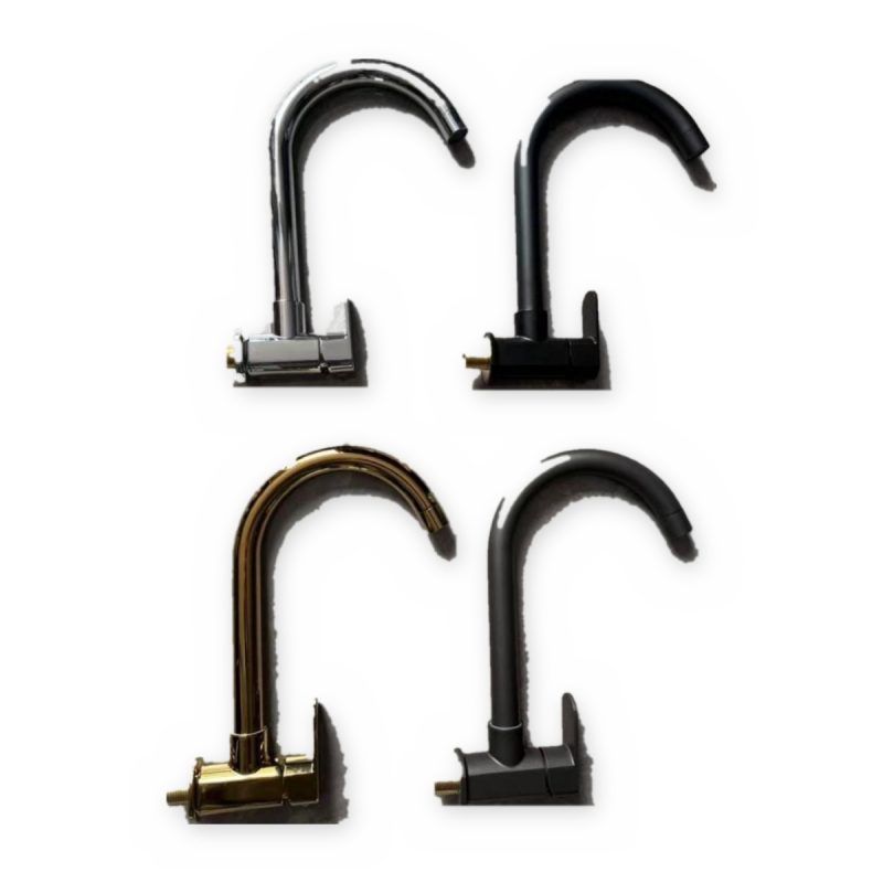 Wall-mounted sink taps