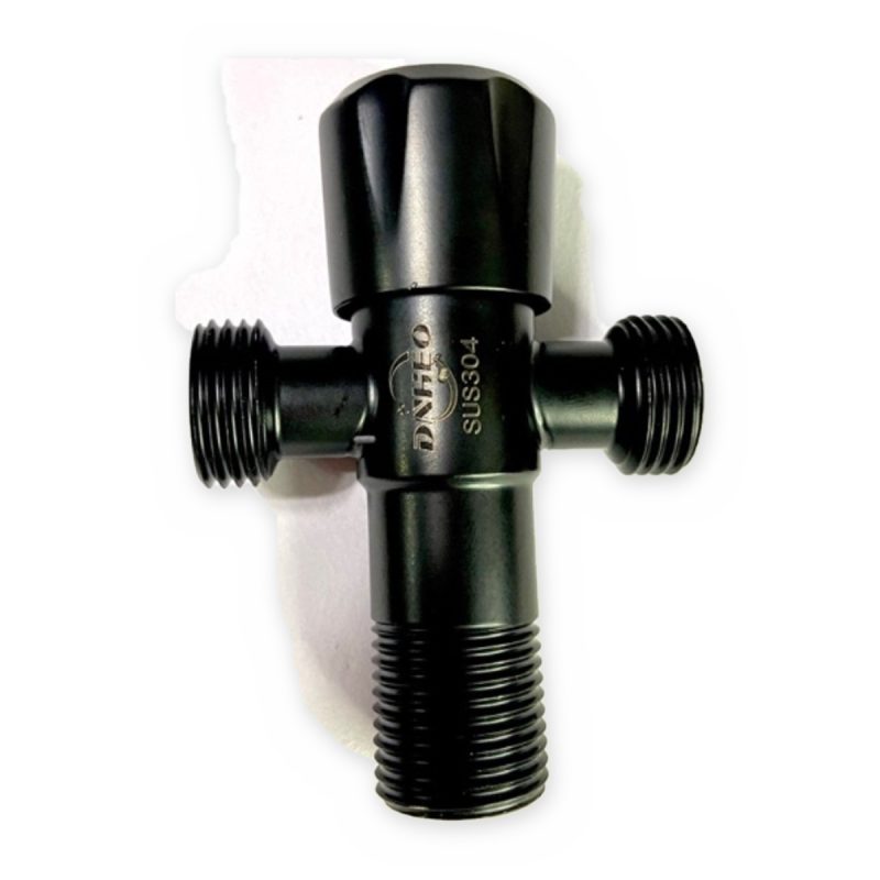 Black angle valve