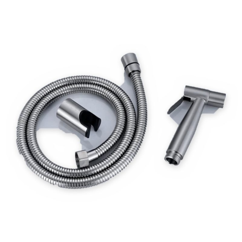 Nickel bidet spray set